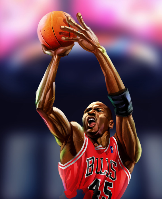 Michael Jordan Art By A Bb 6