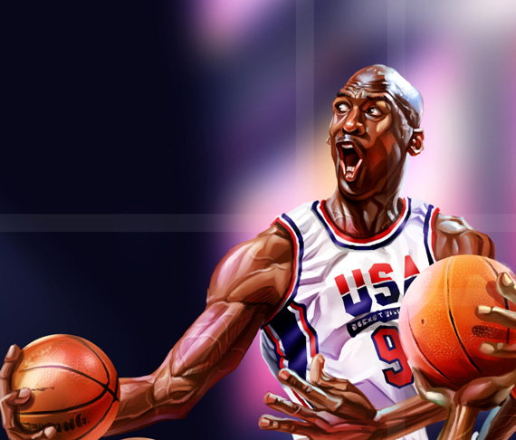 Michael Jordan Art By A Bb 8