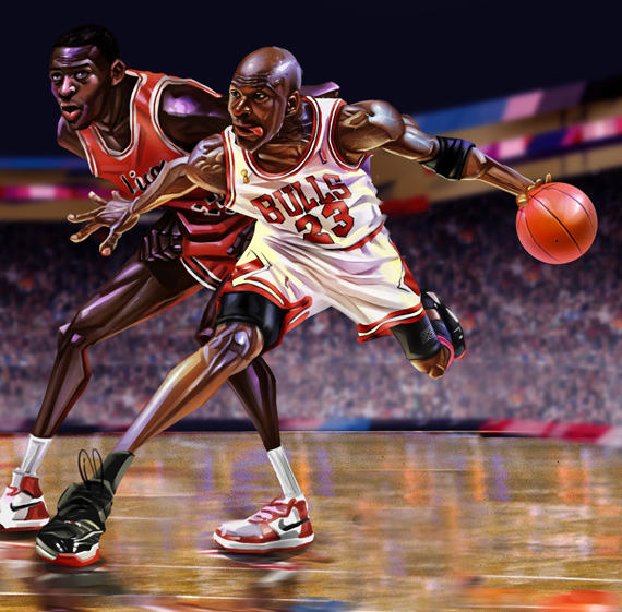 Michael Jordan Art By A Bb 9
