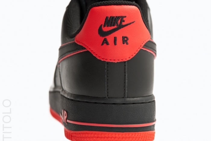 nike-air-force-1-low-black-action-red-1 Nike Air Force 1 Low Black Action Red 1
