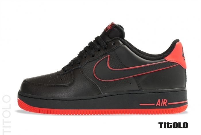 nike-air-force-1-low-black-action-red-2 Nike Air Force 1 Low Black Action Red 2