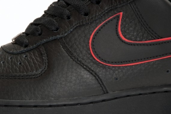 Nike Air Force 1 Low – Black – Action Red