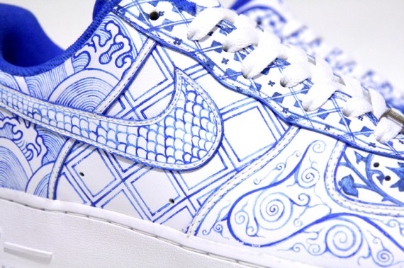 Nike Air Force 1 Low 'Porcelain Dynasty' Customs by C2