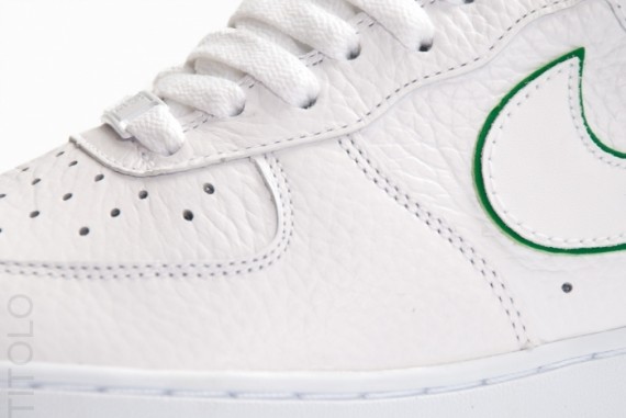 Nike Air Force 1 Low – White – Gorge Green