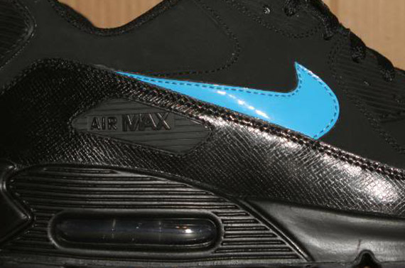 Nike Air Max 90 – Black – Blue Glow | Unreleased Sample on eBay