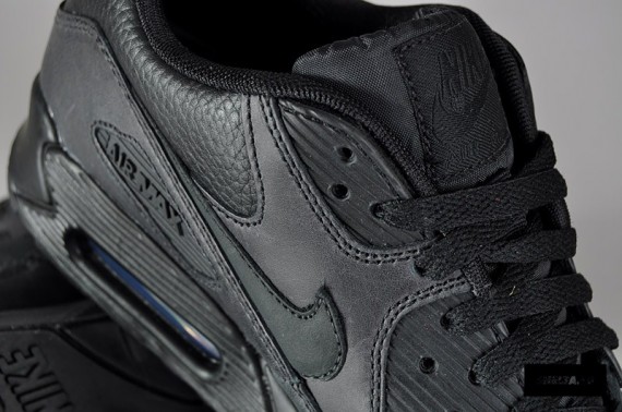 Nike Air Max 90 Premium - Black Leather