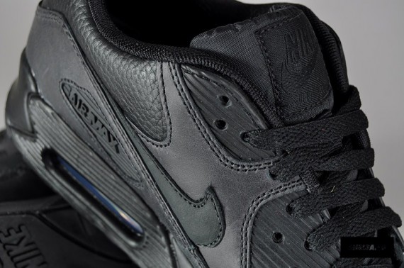 mens nike air max 90 black leather