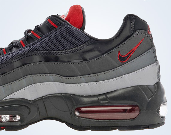 Nike Air Max 95 - Anthracite - Red