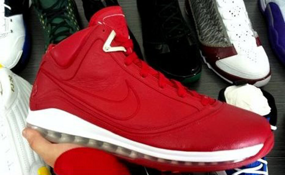 Nike Air Max Lebron Vii Red Leather 2