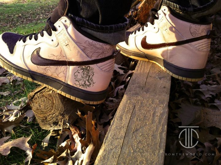 nike-dunk-high-mayan-prophecy-custom-by-rom-2 Nike Dunk High Mayan Prophecy Custom By Rom 2