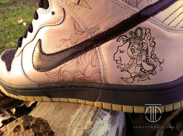 nike-dunk-high-mayan-prophecy-custom-by-rom-5 Nike Dunk High Mayan Prophecy Custom By Rom 5