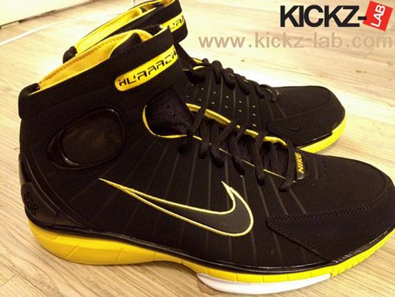 Nike Huarache 2k4 Blk Yellow 3