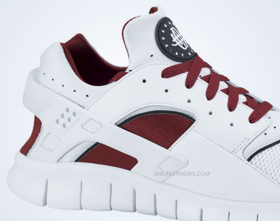 Nike Huarache Free 2012 – White – Team Red