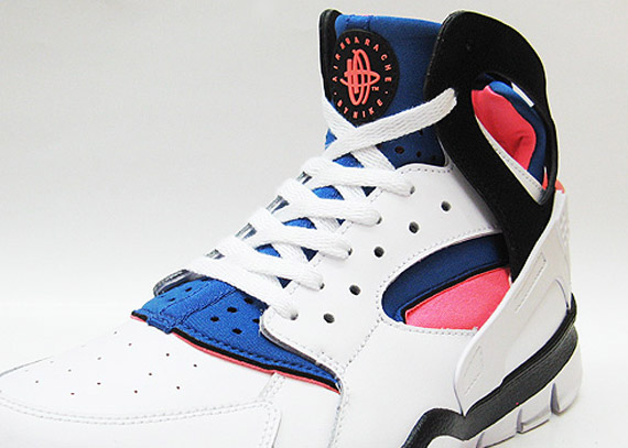 Nike Huarache Free Basketball 2012 – White – Blue – Mango