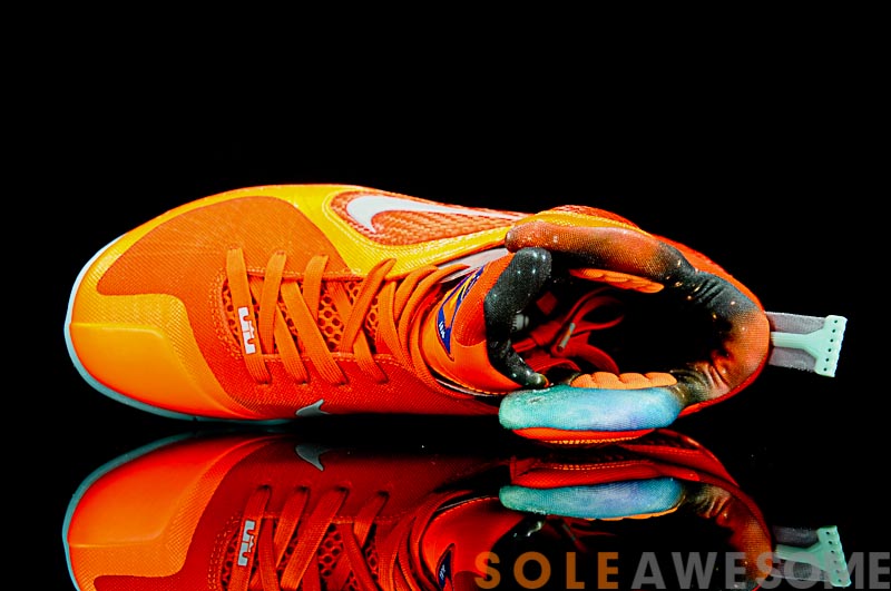 Nike Lebron 9 Total Orange Metallic Silver Team Orange Mint Candy 3