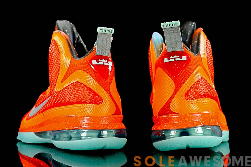 Nike Lebron 9 Total Orange Metallic Silver Team Orange Mint Candy 7