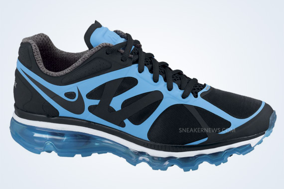 Nike Wmns Air Max 2012 Black Black Current Blue 2