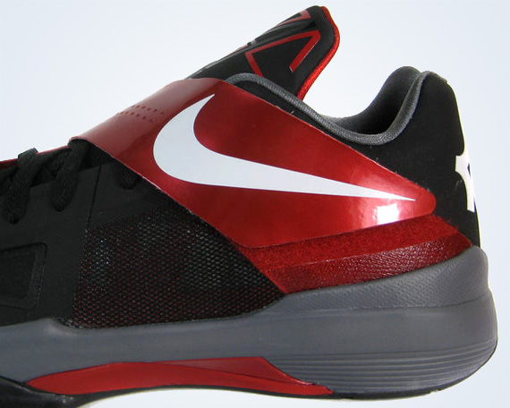 Nike Zoom KD IV - Black - White - Varsity Red | Available