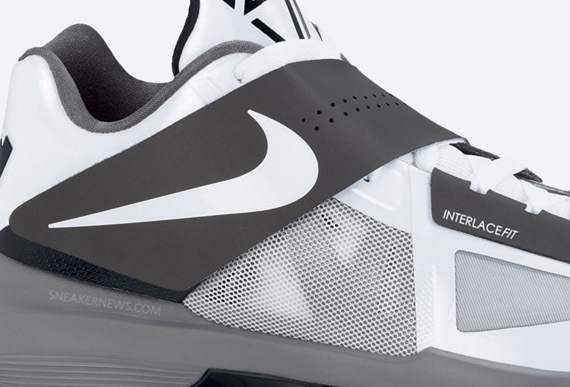 Nike Zoom KD IV - White - Black - Cool Grey