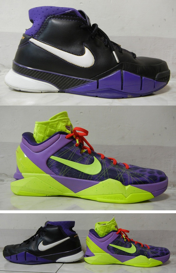 Nike Zoom Kobe Historical Comparison 5