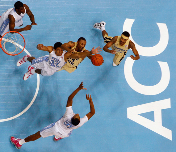 Unc Tar Heels Wear Jordan Cp3.v Coaches Vs Cancer 4