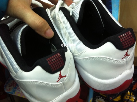 Air Jordan XI Low – White – Varsity Red – Black – New Photos