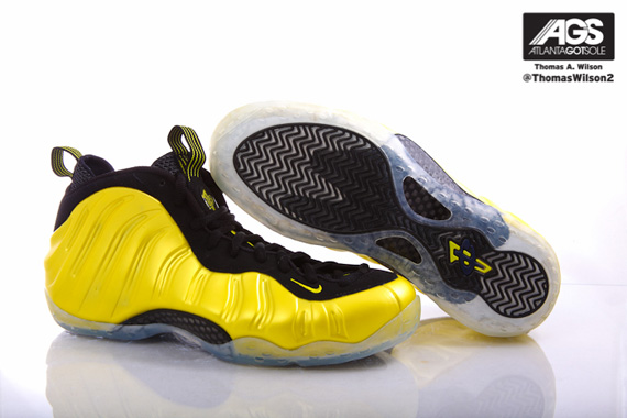 Ags Electric Yellow Nike Foamposite One 3