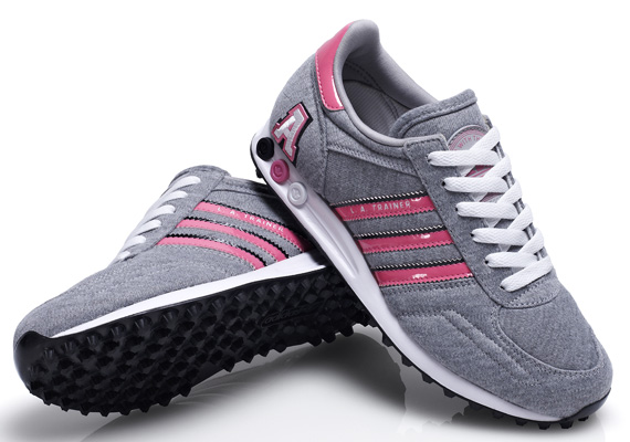 Adidas La Trainer Grey Pink 1