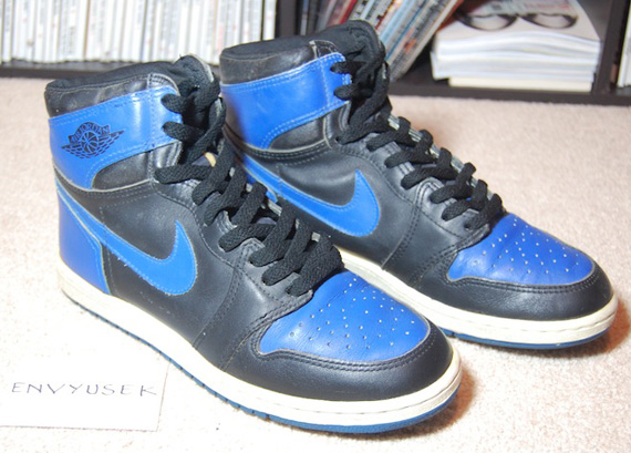 Air Jordan 1 Black Royal Og Envy 4