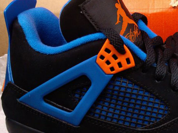 blue black and orange jordans