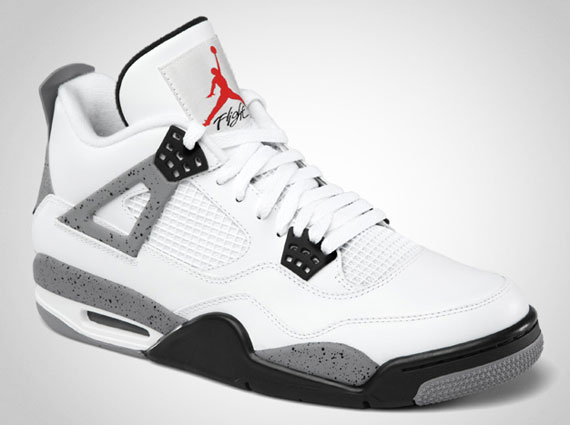 Air Jordan IV White – Black – Cement Grey – Official Images