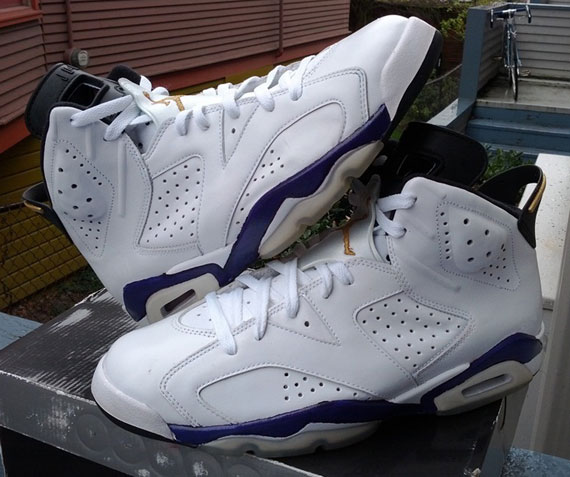 Air Jordan Vi University Of Washington Customs 2