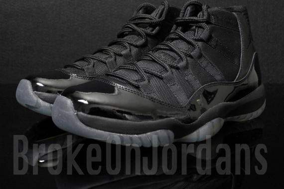 Jordan 11 shop blackout for sale