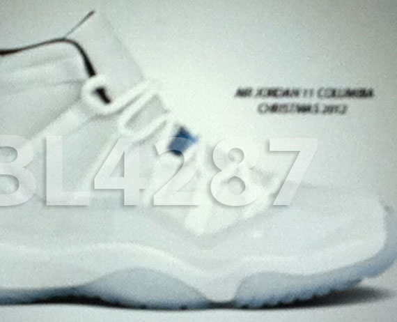 Air Jordan Xi Columbia 2012 Retro 2