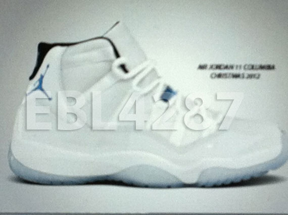 Air Jordan 11 Columbia 2012