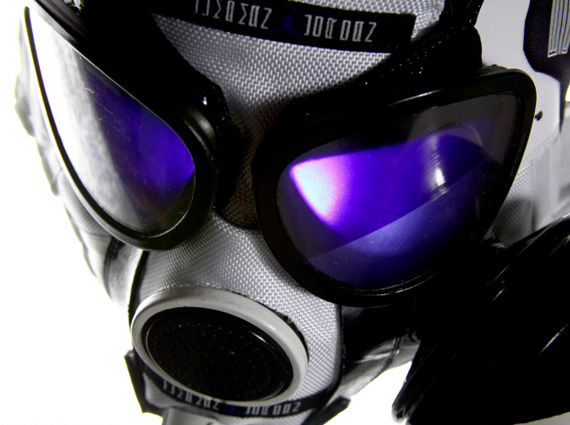 Air Jordan XI 'Concord' Gas Mask By Freehand Profit