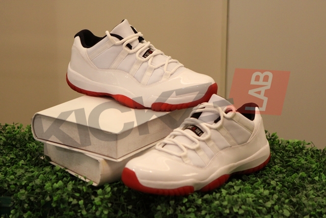 air-jordan-xi-low-white-black-varsity-red-detailed-images-04 Air Jordan Xi Low White Black Varsity Red Detailed Images 04