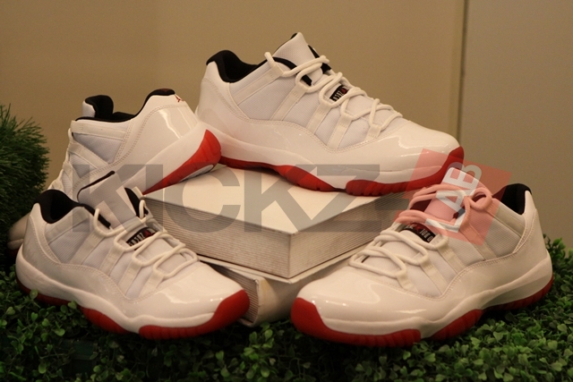 air-jordan-xi-low-white-black-varsity-red-detailed-images-05 Air Jordan Xi Low White Black Varsity Red Detailed Images 05