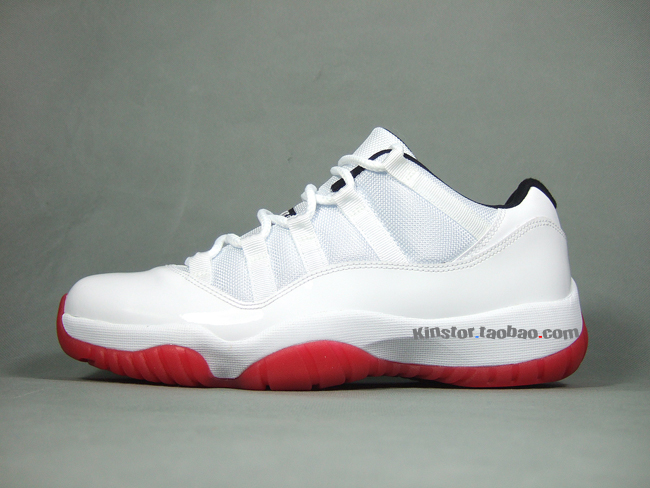 air-jordan-xi-low-white-varsity-red-black-2 Air Jordan Xi Low White Varsity Red Black 2