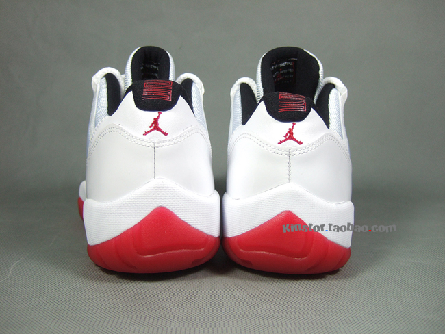 air-jordan-xi-low-white-varsity-red-black-5 Air Jordan Xi Low White Varsity Red Black 5