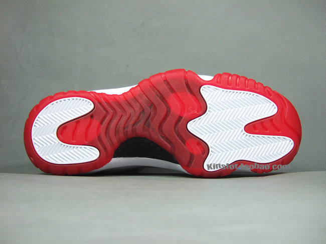 air-jordan-xi-low-white-varsity-red-black-6 Air Jordan Xi Low White Varsity Red Black 6