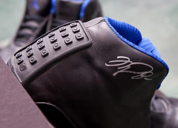 Air Jordan Xviii Black Leather Autographed