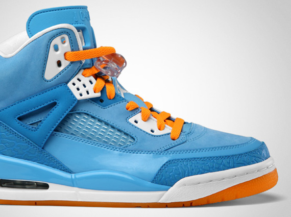 baby blue and yellow jordans
