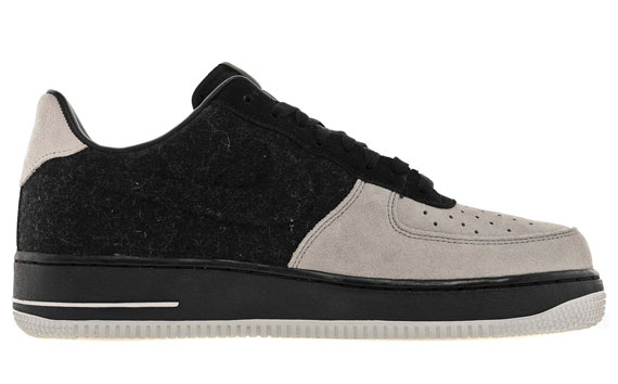 Nike Af1 Wool Suede Black 4