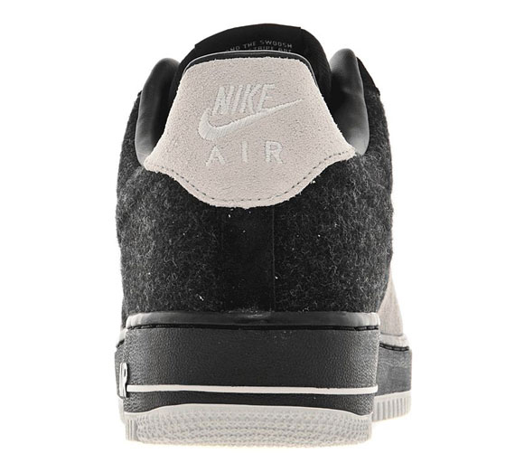 Nike Af1 Wool Suede Black 5