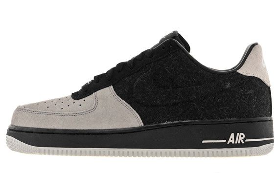 Nike Af1 Wool Suede Black 6