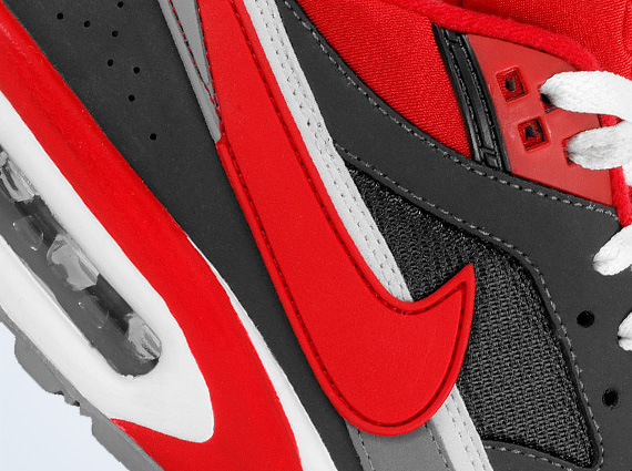 Nike Air Classic BW - Anthracite - University Red