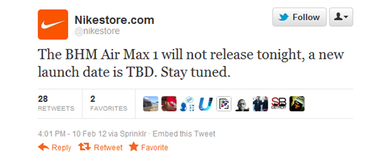 Nike Air Max 1 Bhm Postponed