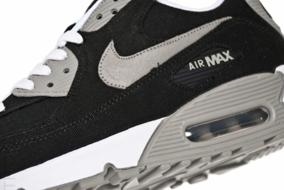 Nike Air Max 90 - Black - Medium Grey - Canvas