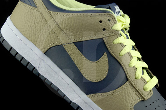 Nike Dunk Low – Obsidian – Khaki – White Lime